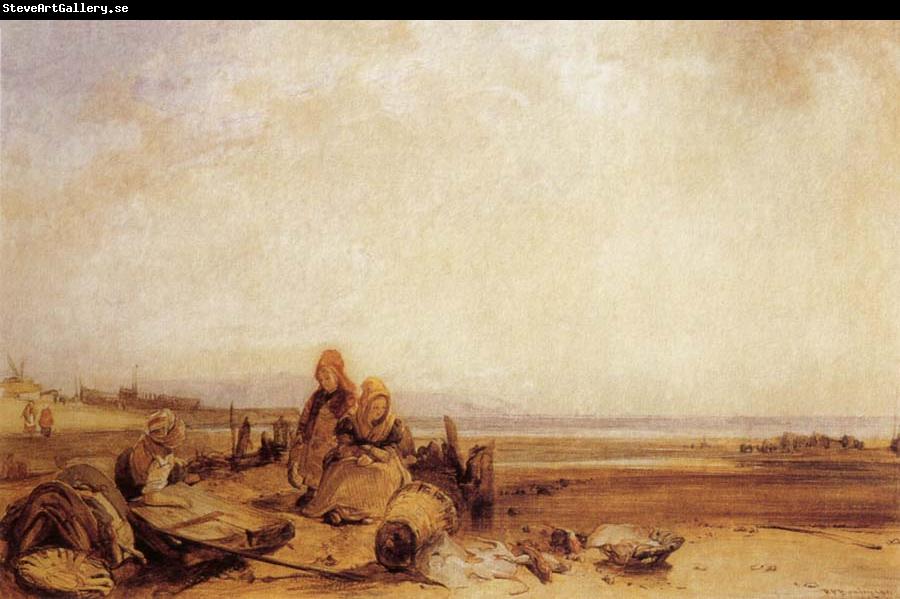 Richard Parkes Bonington Beach in Normandy